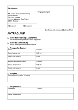 Isolierte Befreiung-Abweichung