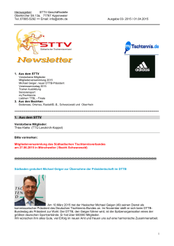 STTV – NEWS-LETTER - September 2007 - beim TTC