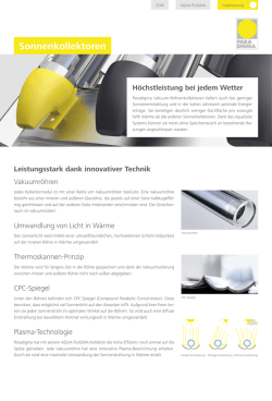 Paradigma Solarkollektoren