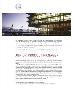 JUNIOR PRODUCT MANAGER - Mediabiz