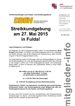 Streikkundgebung 27.05.2015 Fulda