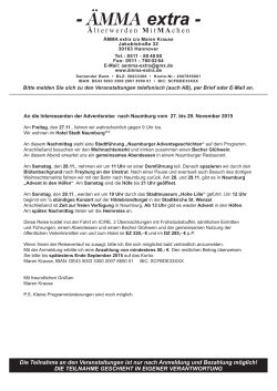 Info liegt vor