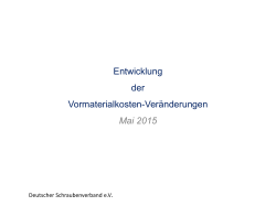Vormaterial 2015-05 - Deutscher Schraubenverband e.V.