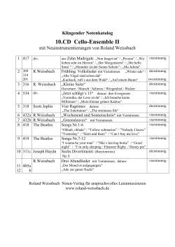 10.CD Cello-Ensemble II