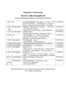 10.CD Cello-Ensemble II