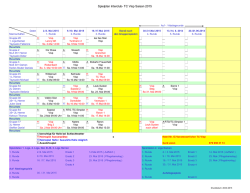 Interclub Spielplan 2015