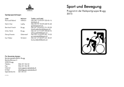 Radsportgruppe Brugg 2015