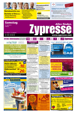 Samstag - Zypresse