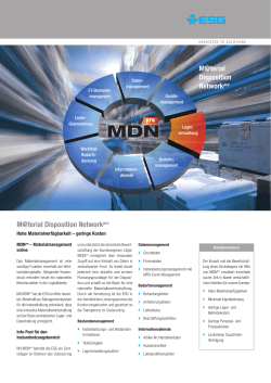 MDNpro - Material.. - ESG Elektroniksystem- und Logistik-GmbH
