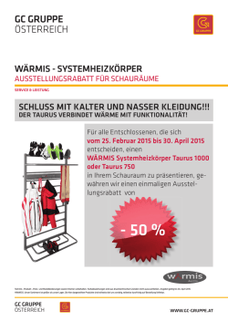 Ausstelleraktion Wärmis Systemheizkörper.indd