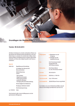 Grundlagen der Messtechnik
