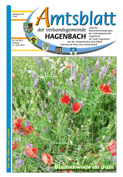 HAGENBACH Blumenwiese im Juni