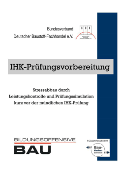 IHK-Pr&uuml;fungsvorbereitung 2015 - Bau-Medien