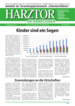 Amtsblatt der Verwaltungsgemeinschaft „Hohnstein/Südharz“