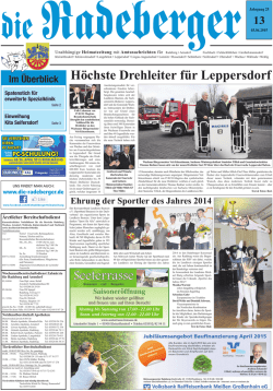H&ouml;chste Drehleiter f&uuml;r Leppersdorf