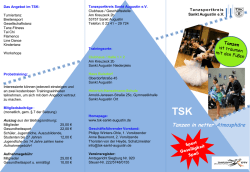 Image Flyer &Uuml;bersicht - Tanzsportkreis Sankt Augustin eV