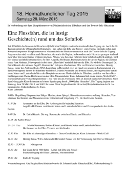 Heimatkundlicher Tag - Biosph&auml;renreservat Nieders&auml;chsische