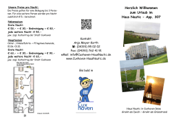 Hausprospekt - Ferienwohnung Cuxhaven Haus Nautic App. 307