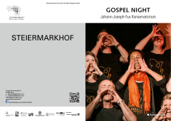 gospel night - Steiermarkhof