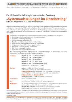 download: Flyer - Systemisches Weiterbildungs