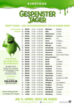 Infos zur Kinotour
