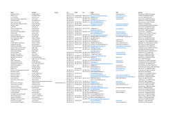 Mitgliederliste 2015