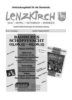 lesen - Lenzkirch