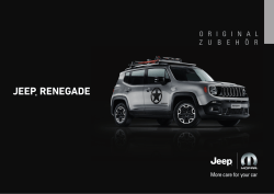 individualität - JEEP® RENEGADE. Original Accessories by Mopar