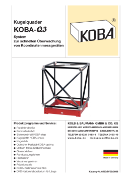 KOBA-Q3 - Kolb & Baumann GmbH & Co. KG