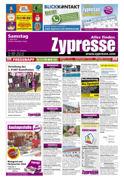 Samstag - Zypresse