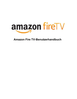 Amazon Fire TV Benutzerhandbuch