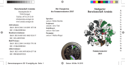 Semesterprogramm SS15 - Stuttgarter Burschenschaft Arminia