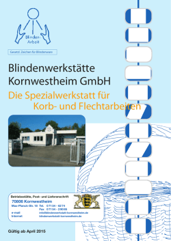Blindenwerkst&auml;tte Kornwestheim GmbH