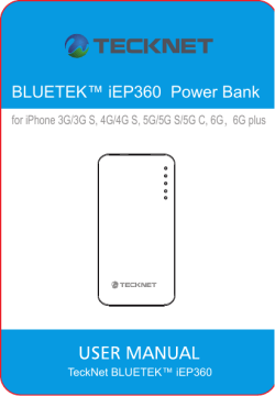 BLUETEK™ iEP360 Power Bank