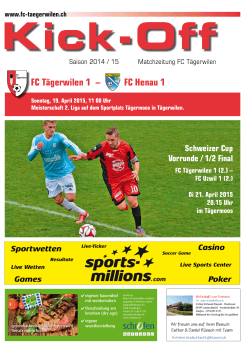 FC Tägerwilen 1 – c FC Henau 1