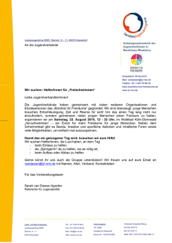 Helfer/innen f&uuml;r - DPSG Di&ouml;zesanverband K&ouml;ln