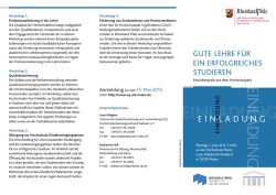 Flyer  - Zentrum für Qualitätssicherung und