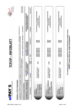 elPAY 5 - TCP/IP Infoblatt