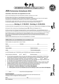 JGS-Ferienreise Scharbeutz 2015