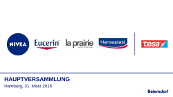 Präsentation Hauptversammlung 2015 PDF 1 MB