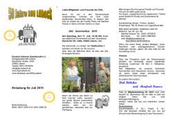 Atuelle Einladung drucken - Deutsch
