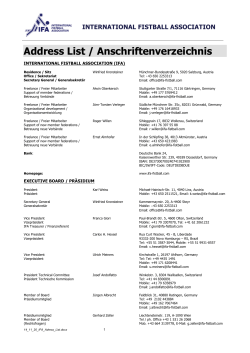Adress List