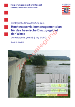 Hochwasserrisikomanagementplan f&uuml;r das hessische