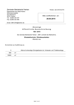 Zentraler Betriebshof Herten 29.05.2015