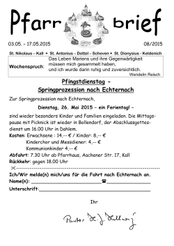 Springprozession nach Echternach - Hl. Hermann
