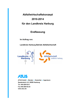 Abfallwirtschaftskonzept 2010-2014 für den Landkreis Harburg
