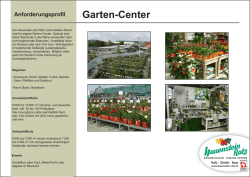 Garten-Center - Flughafenregion Zürich