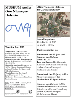 Temine Juni 2015 ONH - Landkreis Vorpommern