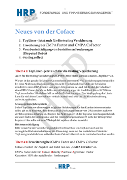 HRP Aktuell - Coface