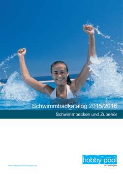 Schwimmbadkatalog 2015-2016 - hobby-pool